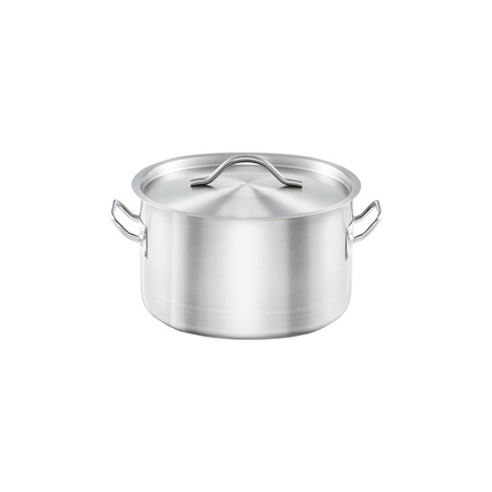 Garnek średni z pokrywką, stalowy, Basic, O 160 mm, V 1.9 l