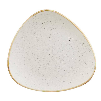Talerz trójkątny 229 mm Stonecast Barley White Churchill