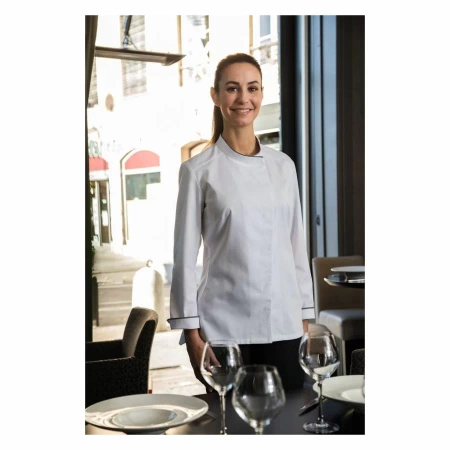 Cavane Bluza kucharska długi rękaw biała roz. XS