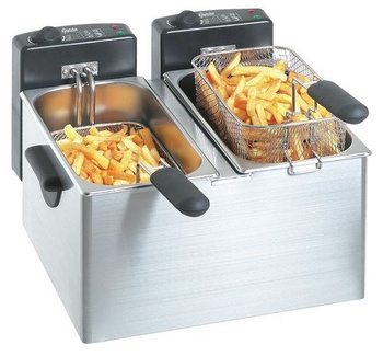 Frytownica elektryczna Bartscher Mini III A165112, poj. 2x4 l