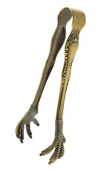 Szczypce do lodu szpony antique brass Bar Up