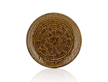 COWRY YELLOW TALERZ PŁASKI ŚR. 210 MM