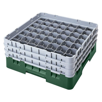 Kosz na szkło - śr. szkl. 6 cm, wys. 21,6 cm zielony