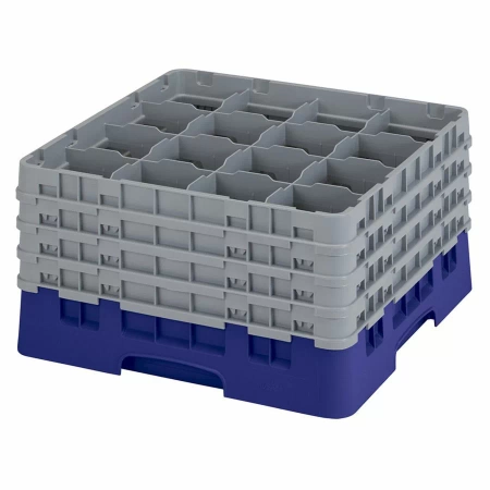 Kosz na szkło - szklanki max.śr10.9 cm, wys. 23.8cm granatowy