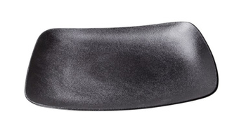 DAZZLE BLACK TALERZ KWADRATOWY 300X300 MM