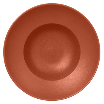 NEOFUSION talerz głęboki okrągły, śr.26cm,ceglasty