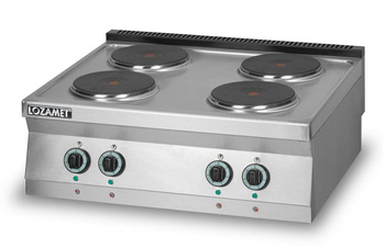 Kuchnia elektryczna 4-płytowa (płyty okrągłe)