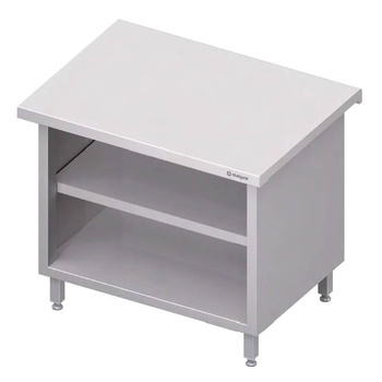 Stanowisko neutralne z dwoma półkami, zabudowane 1500x750x880 mm