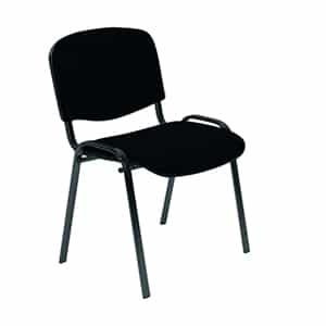 Krzesło konferencyjne bankietowe Iso - kolor czarny
