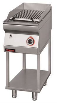 Lawa grill 700.OGL-400.T 400 mm 7kW na podstawie szkieletowej | LINIA 700