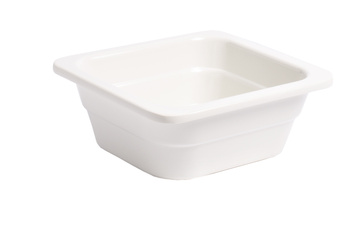 Pojemnik  GN 1/6 h-6,5 cm melamina biały