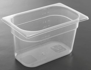 Pojemnik GN 1/4 200, polipropylen przezroczysty Hendi 880302