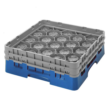 Kosz na kieliszki  sr. 9,84 cm, wys. 30 cm granatowy