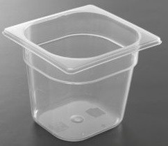 Pojemnik GN 1/6 150, polipropylen przezroczysty  Hendi 880418