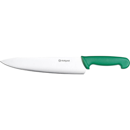 Nóż do kucharski HACCP, dł. 25 cm, zielony, Stalgast 281252