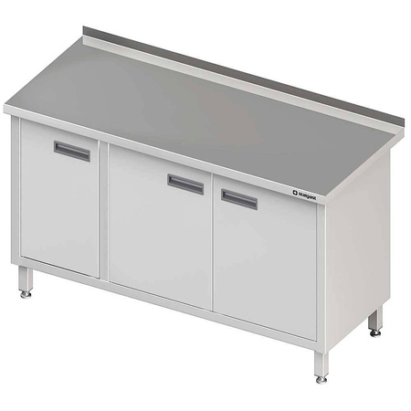 Stół przyścienny z drzwiami skrzydłowymi 1500x700x850 mm