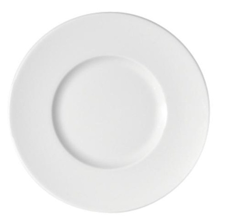 Talerz z szerokim rantem 262 mm biały Maitre