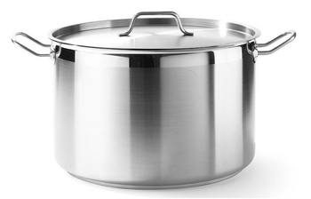 Garnek z pokrywą, 23,5 l, śr. 36 cm, nierdzewny Hendi Profi Line 831700