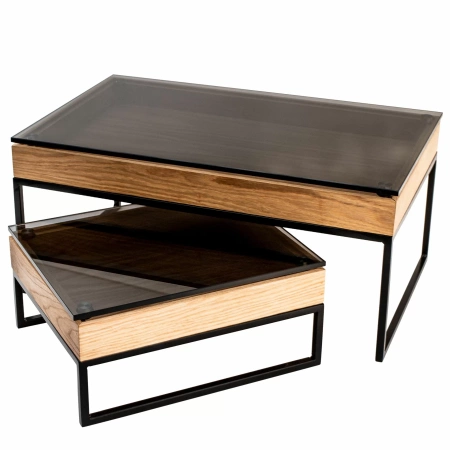 Skrzynka dębowa sztaplowana 53x32 cm