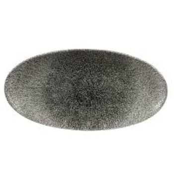 Talerz owalny 150 x 299 mm Raku Quartz Black