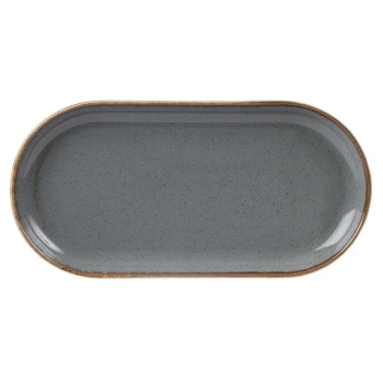 Półmisek owalny Stone Seasons 300 x 150 mm szary