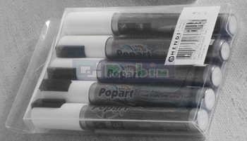 Markery do tablicy Hendi 664209 - zestaw 5 szt.