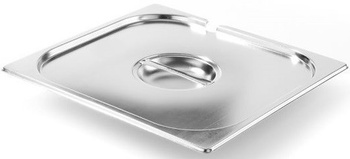 Pokrywa GN 2/3 z wycięciem na chochlę, nierdzewna Hendi Kitchen Line 806920