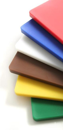 Deska do krojenia HACCP  45x30 cm, biała, Hendi 825518