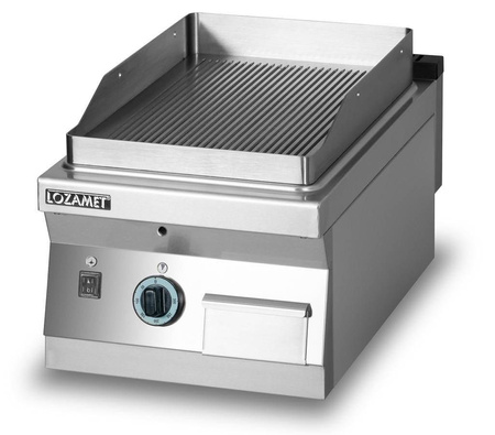 Grill płytowy gazowy - płyta ryflowana