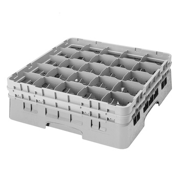 Kosz na szkło - śr. szkl. 8,7 cm, wys. 30 cm szary