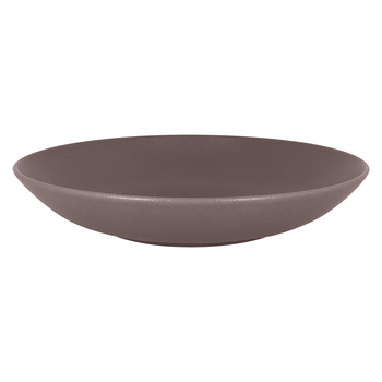 NEOFUSION MELLOW Talerz głęboki brązowy 26 cm