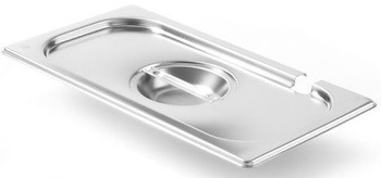 Pokrywa GN 1/3 z wycięciem na chochlę, nierdzewna Hendi Kitchen Line 806944