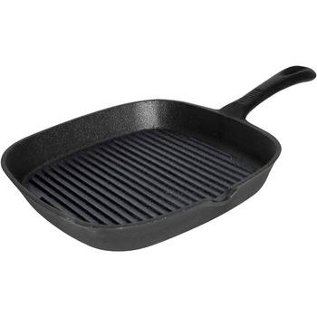 Patelnia grillowa, 23x23x3 cm, żeliwna  Stalgast 049003