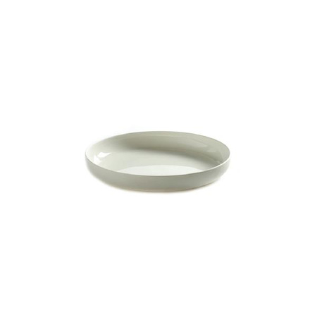 BASE talerz ze średnim rantem 16cm w całości szkliwiony