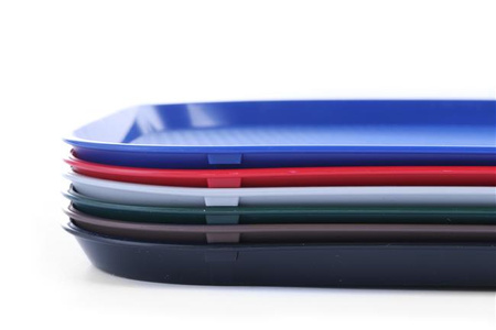 Taca kelnerska z polipropylenu, 35x45 cm, zielona, Fast Food, Hendi 878835