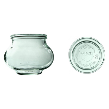 Słoik  Deco 560 ml z pokrywą - op. 6 szt