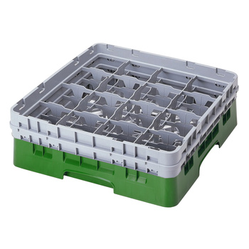 Kosz na szkło - śr. szklanki 10,9, wys. 17,4 cm zielony