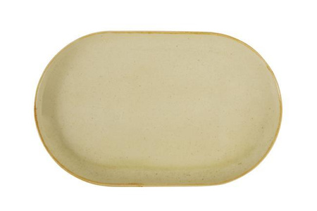 Półmisek owalny Sun Seasons 300 x 150 mm kremowy