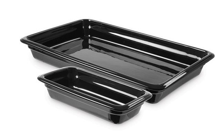 Pojemnik porcelanowy czarny GN2/3 Fine Dine