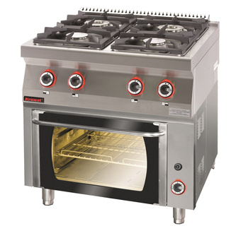 Kuchnia gazowa z piekarnikiem gazowym 700.KG-4/PG-1 | LINIA 700