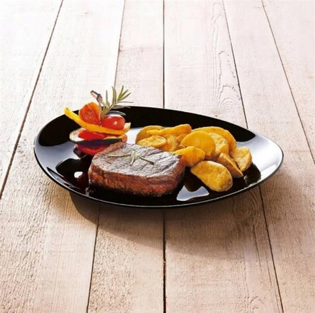 Talerz do steka czarny Friend's Time 300x260mm Arcoroc