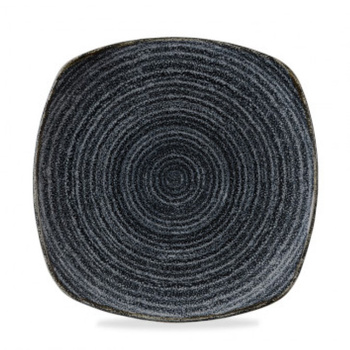 Talerz kwadratowy 252x252 mm Characoal Black Studio Prints