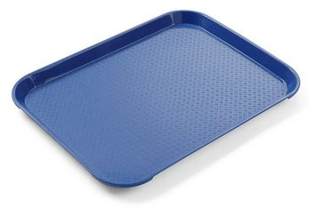 Taca kelnerska z polipropylenu, 26,5x34,5 cm, niebieska, Fast Food, Hendi 878729