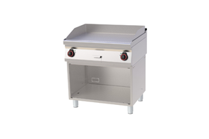 FTRC 70/80 E Płyta grillowa elektryczna ryflowana chromowana