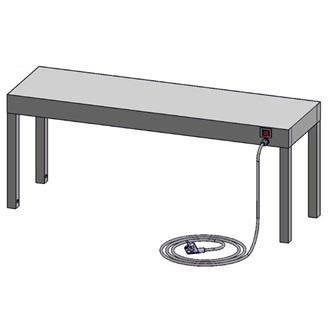 Nadstawka grzewcza pojedyncza ENG 10, 80x40 cm