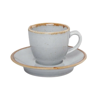 Filiżanka elegancka do espresso Ashen Seasons 80 ml szara
