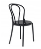 Krzesło kuchenne klasyczne bankietowe Vintage - czarne