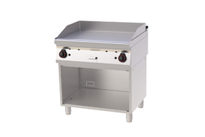 FTRC 70/80 G ﻿Płyta grillowa gazowa ryflowana chromowana