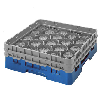 Kosz na kieliszki  sr. 9,84 cm, wys. 25,8 granatowy