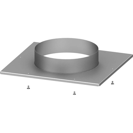 Okap przyścienny skrzyniowy skręcany z łapaczami, bez oświetlenia (2x króciec d=250mm) 1510x1000x400